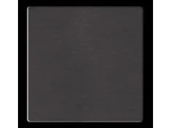 ALLOY Mosaik Fliese Massiv Metall Titan Gebürstet Dunkelgrau 1,6mm Stark Century-ti-sb 1 Paket mit 50 Matten 0,5 m2 Grau