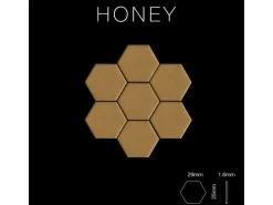 ALLOY Mosaik Fliese Massiv Metall Messing Gewalzt Gold 1,6mm Stark Honey-bm 1 Paket mit 10 Matten 0,92 m2 Gold