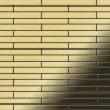 ALLOY Mosaik Fliese Massiv Metall Messing Gewalzt Gold 1,6mm Stark Deedee-bm 1 Paket mit 10 Matten 0,63 m2 Gold