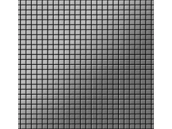 ALLOY Mosaik Fliese Massiv Metall Edelstahl Gebürstet Grau 1,6mm Stark Glomesh-s-s-b 1 Paket mit 10 Matten 1,07 m2 Grau