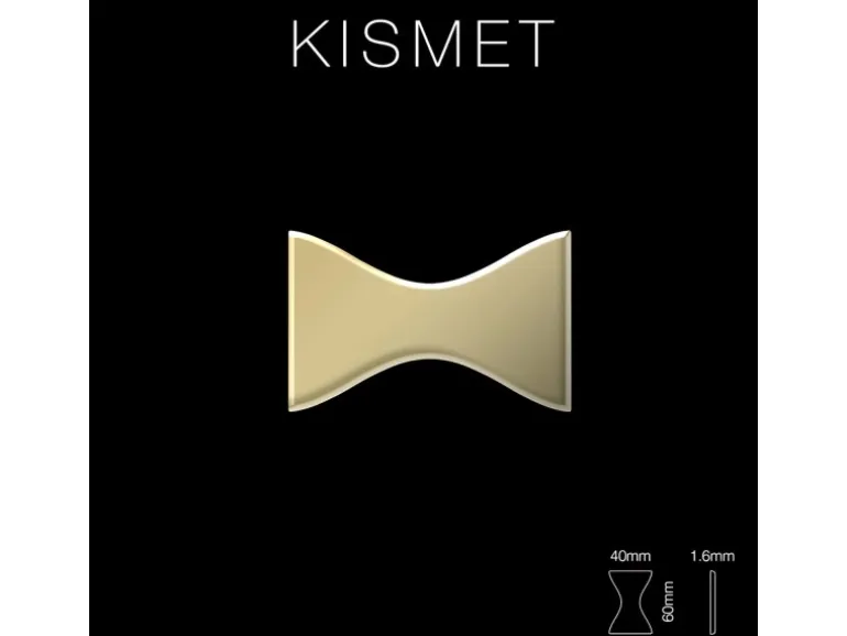 ALLOY Mosaik Fliese Massiv Metall Titan Gebürstet Dunkelgrau 1,6mm Stark Kismet-ti-sb, 1 Paket mit 10 Matten 0,86 m2 Grau