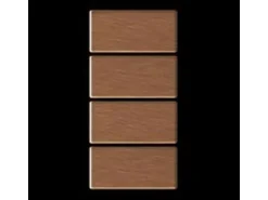 ALLOY Mosaik Fliese Massiv Metall Titan Gebürstet Kupfer 1,6mm Stark Bauhaus-ti-ab 1 Paket mit 10 Matten 1,05 m2 Kupfer