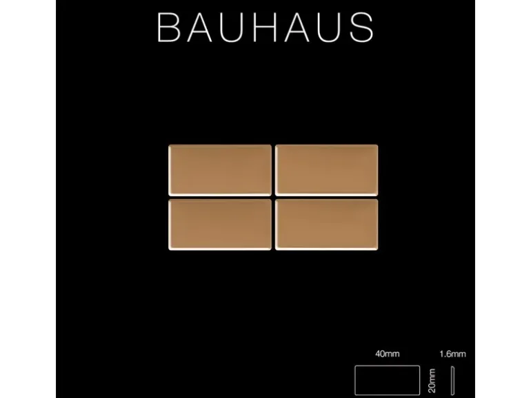 ALLOY Mosaik Fliese Massiv Metall Titan Hochglanz Kupfer 1,6mm Bauhaus-ti-am 1 Paket mit 10 Matten 1,05 m2 Kupfer