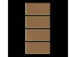 ALLOY Mosaik Fliese Massiv Metall Titan Hochglanz Kupfer 1,6mm Bauhaus-ti-am 1 Paket mit 10 Matten 1,05 m2 Kupfer