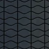 ALLOY Mosaik Fliese Massiv Metall Rohstahl Gewalzt Grau 1,6mm Kismet & Karma-rs 1 Paket mit 10 Matten 0,86 m2 Grau