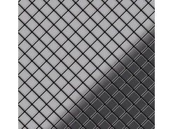 ALLOY Mosaik Fliese Massiv Metall Edelstahl Hochglanz Grau 1,6mm Diamond-s-s-m 1 Paket mit 10 Matten 0,91 m2 Grau