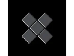 ALLOY Mosaik Fliese Massiv Metall Edelstahl Hochglanz Grau 1,6mm Diamond-s-s-m 1 Paket mit 10 Matten 0,91 m2 Grau