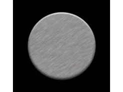 ALLOY Mosaik Fliese Massiv Metall Titan Gebürstet Dunkelgrau 1,6mm Medallion-ti-sb 1 Paket mit 10 Matten 0,73 m2 Grau