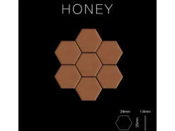 ALLOY Mosaik Fliese Massiv Metall Kupfer Gewalzt Kupfer 1,6mm Stark Honey-cm 1 Paket mit 10 Matten 0,92 m2 Kupfer