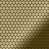 ALLOY Mosaik Fliese Massiv Metall Titan Hochglänzend Gold 1,6mm Stark Penny-ti-gm 1 Paket mit 10 Matten 0,88 m2 Gold