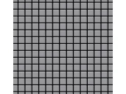 ALLOY Mosaik Fliese Massiv Metall Edelstahl Matt Grau 1,6mm Stark Mosaic-s-s-ma 1 Paket mit 10 Matten 1,04 m2 Grau