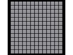 ALLOY Mosaik Fliese Massiv Metall Edelstahl Matt Grau 1,6mm Stark Mosaic-s-s-ma 1 Paket mit 10 Matten 1,04 m2 Grau