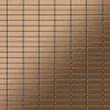 ALLOY Mosaik Fliese Massiv Metall Titan Gebürstet Kupfer 1,6mm Stark Cabin-ti-ab 1 Paket mit 10 Matten 1,01 m2 Kupfer