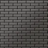 ALLOY Mosaik Fliese Massiv Metall Titan Gebürstet Dunkelgrau 1,6mm Stark Pk-ti-sb 1 Paket mit 10 Matten 0,88 m2 Grau