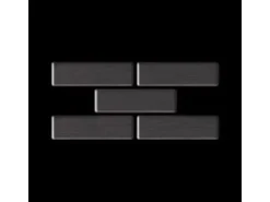 ALLOY Mosaik Fliese Massiv Metall Titan Gebürstet Dunkelgrau 1,6mm Stark Pk-ti-sb 1 Paket mit 10 Matten 0,88 m2 Grau