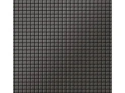 ALLOY Mosaik Fliese Massiv Metall Titan Gebürstet Dunkelgrau 1,6mm Glomesh-ti-sb 1 Paket mit 10 Matten 1,07 m2 Grau
