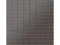 ALLOY Mosaik Fliese Massiv Metall Titan Gebürstet Dunkelgrau 1,6mm Bauhaus-ti-sb 1 Paket mit 10 Matten 1,05 m2 Grau