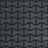 ALLOY Mosaik Fliese Massiv Metall Rohstahl Gewalzt Grau 1,6mm Stark Kismet-rs 1 Paket mit 10 Matten 0,86 m2 Grau
