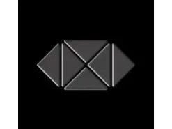 ALLOY Mosaik Fliese Massiv Metall Titan Hochglanz Dunkelgrau 1,6mm Deco-ti-sm 1 Paket mit 10 Matten 0,92 m2 Grau