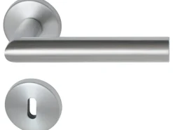 Alpertec Rosetten-Garnitur Martina Edelstahl matt