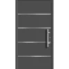 Aluminium-Haustür Modell Moderno M460/B 110 x 210 cm Anthrazit Metallic Rechts