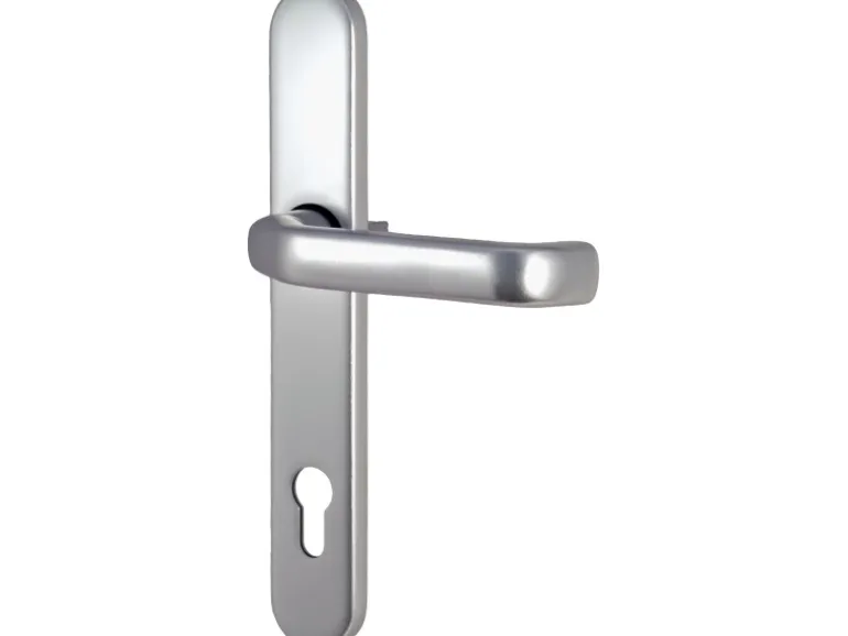 Aluminium-Haustür Moderno M380/B 110 x 210 cm Weiß Anschlag Rechts