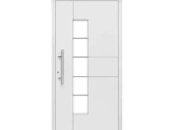 Aluminium-Haustür Moderno M360/B 110 x 210 cm Weiß Anschlag Links