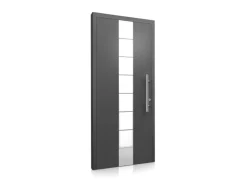 Aluminium-Haustür Moderno M310/B 110 x 210 cm Anthrazit Metallic Anschlag Rechts