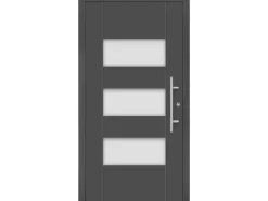 Aluminium-Haustür Moderno M500/P 110 cm x 210 cm Anthrazit Metallic Anschlag R