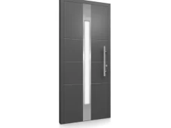 Aluminium-Haustür Moderno M560/B 110 cm x 210 cm Anthrazit Metallic Anschlag R
