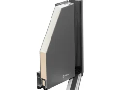 Aluminium-Haustür Moderno M500/B 110 cm x 210 cm Weiß Anschlag Rechts