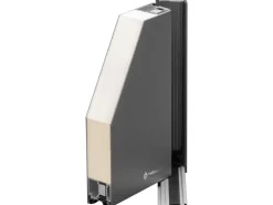 Aluminium-Haustür Moderno M370/P 110 x 210 cm Weiß Anschlag Rechts