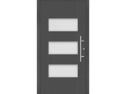 Aluminium-Haustür Moderno M500/B 110 cm x 210 cm Anthrazit Metallic Anschlag R