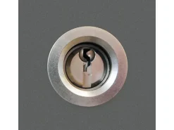 Aluminium-Haustür Moderno M320/B 110 x 210 cm Weiß Anschlag Links