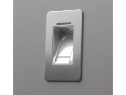 Aluminium-Haustür Moderno M310 Premium Anthrazit Metallic 110 cm x 210 cm DIN L