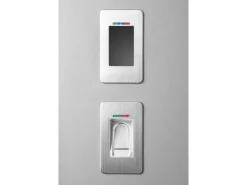 Aluminium-Haustür Moderno M310 Premium Anthrazit Metallic 110 cm x 210 cm DIN L