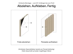 Amadeo Akustikpaneel Selbstklebend Eichenfurnier Natur 240 cm x 30,5 cm FSC®