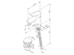 AM.PM Waschtischarmatur mit Klick-Ablaufgarnitur, Waschbecken Armatur, Mischbatterie FXA82133 X-Joy Wasserhahn Bad Weiß