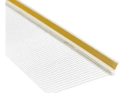 Anputzleiste 6 mm x 6 mm mit Gewebe 2,40 m