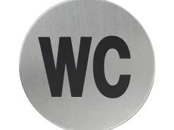 AnsaPro Hinweisschild WC Edelstahl