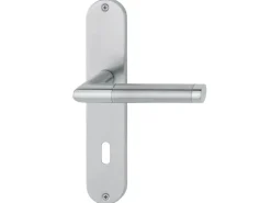 AnsaPro Langschild-Garnitur Schwalm mit Ovalbart-Lochung