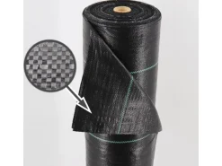 Aquagart 5m² Bodengewebe Unkrautfolie Mulchfolie 100g 1,65m Breit Schwarz