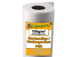 Aquagart 100m² Gartenvlies Unkrautvlies Drainagevlies 150g 1m Breit