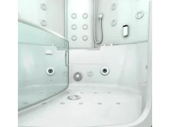 AquaVapore Dampfdusche Whirlpool Dusche Duschkabine K60-WS-EH-SC 140x140cm