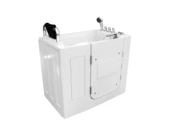 AquaVapore Sitzwanne Whirlpool Badewanne mit Tür S08WP-TH-C-L 110x68cm