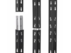 Ar Shelving Rivet Set 180 x 180 x 210 x 45 cm mit 4 HDF-Böden Anthrazit