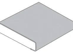 Arbeitsplatte Marmor Marquina Kaviar Grau 90 cm x 3,9 cm Meterware