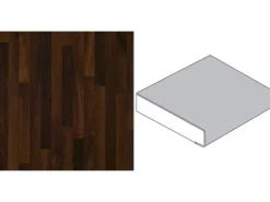 Arbeitsplatte Noce Butcherblock 60 cm x 2,9 cm Meterware