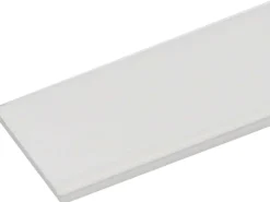 Arcansas Flachstange Aluminium Weiß lackiert 2 x 30 x 2600 mm