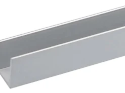 Arcansas U-Profil Aluminium 12 mm x 10 mm x 1.000 mm Silber
